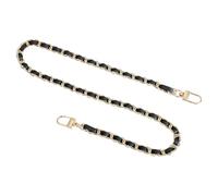 TA-VIGOR Correa de cadena de repuesto para bolso de 24 pulgadas con hebillas, correa plana de hierro de cuero, cadenas de bolsa, cadenas de bolsa para bolsos, bolsas de hombro y bolsas cruzadas