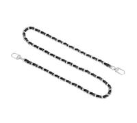 TA-VIGOR Correa de cadena de repuesto para bolso de mano de 32 pulgadas con hebillas, correas planas de hierro de cuero, cadenas de bolsa, cadenas de bolsas de mano, bolsas de hombro y bolsas cruzadas