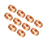 TA-VIGOR Manguitos de compresión OD de tubo de 22 mm, 10 piezas de accesorios de compresión de latón, kit surtido de aceitunas de cobre para tubería de aire de agua y aceite