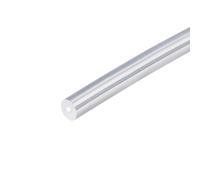 TA-VIGOR Tubo de silicona de 1 mm de diámetro interior x 4 mm de diámetro exterior, tubo flexible de goma de silicona de grado alimenticio para transmisión de bomba, transparente