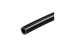 TA-VIGOR Tubo de silicona de 8 mm de diámetro interior x 12 mm de diámetro exterior, tubo flexible de goma de silicona de grado alimenticio para transmisión de bomba, color negro