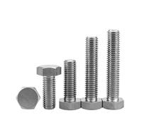 TA2 Tornillos hexagonales externos de titanio puro M6 M8 M10 Tornillos hexagonales externos(M6x40mm 20pcs)