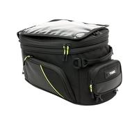 TAAC Bolsa de Moto TC21. Bolsa de depósito de 19/25 l Ampliable. Ideal para depósito de Enduro. Soporte Desmontable para tabletas de hasta 12 Pulgadas. Inserciones Reflectantes con asa. con Funda