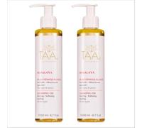 TAAJ | Aceite Desmaquillante Himalaya | Limpieza Profunda e Hidratante | Limpia y Elimina Impurezas | Piel Limpia, Suave y Calmante | Todo Tipo de Pieles | Vegano | Pack de 2 × 200 ml