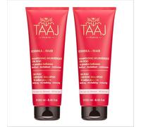 TAAJ | Champú Ayurvédico Low Poo en Polvo KESHIKA | Fortificante y Revitalizante | Polvos Ayurvédicos Limpiadores | Cabello Suave y Sedoso | Vegano | Pack de 2 × 250 ml