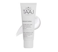 TAAJ | Fluido Antiedad Rasayana | Alisa las arrugas | Restaura la firmeza y elasticidad de la piel | Complejo más uniforme | Vegano | Sin Crueldad | 50ML