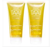 TAAJ | Gelatina de Ducha de Aloe Vera Abhyanga | Nutre e hidrata la piel | Espuma delicada y fundente | Fabricado en Francia | Cruelty Free | Pack de 2 × 200 ml