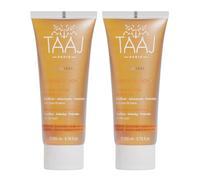 TAAJ | Gelatina de Ducha de Aloe Vera Abhyanga | Nutre e hidrata la piel | Espuma delicada y fundente | Fabricado en Francia | Cruelty Free | Pack de 2 × 200 ml