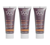 TAAJ | Jalea de ducha de grosella negra Abhyanga | Virtudes Antioxidantes | Limpia suavemente la piel | La piel queda delicadamente perfumada | Vegano | Juego de 3x200ML