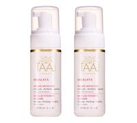 TAAJ | Mousse Micelar Himalaya | Limpia, Desmaquilla y Elimina Impurezas | Piel Limpia, Suave y Flexible | Propiedades Calmantes | Tez Fresca y Luminosa | Vegana y Cruelty Free | Pack de 2 × 150 ml