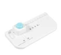 Tab Puncher Paper Punch - Multi-Functional Label Maker | Precision Cutting Tool for Crafts, Frames, and Scrapbooking Supplies, Adjustable Slot Puncher Creating Four Label Sizes for Creative