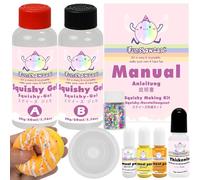 Taba Squishy Maker Kit Gel + Donut Molde de silicona + pigmento + chispas