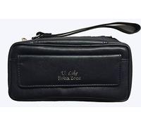 Tabaco Smoking Pipe Case/Bolsa en Polipiel para 2 tubos (Azul)