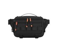 TABAGFKFNV Bolsa de Cintura for el Pecho de Pesca, Bolsas tácticas for Viajes al Aire Libre, señuelos Deportivos, Caza, Camping, Senderismo, Ciclismo(Black)