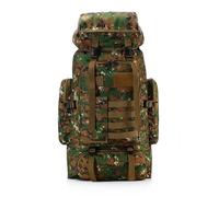 TABAGFKFNV Bolsa de montañismo de 80L, mochilas tácticas for escalar, mochila grande for exteriores, senderismo, Camping, bolsas de viaje(Jungle camouflage)