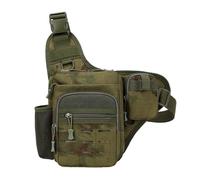 TABAGFKFNV Bolsa de Pecho táctica for Hombre, Paquete de Eslinga for señuelo de Pesca, Deportes al Aire Libre, Bandolera, Cintura, Senderismo, Viaje(Yellowish-Green)