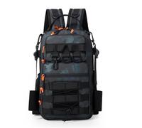 TABAGFKFNV Bolsa de Senderismo de Camuflaje al Aire Libre, Mochila Multifuncional de Gran Capacidad, Ciclismo, Pesca, Viaje(Green)