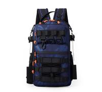 TABAGFKFNV Bolsa de Senderismo de Camuflaje al Aire Libre, Mochila Multifuncional de Gran Capacidad, Ciclismo, Pesca, Viaje(Blue)