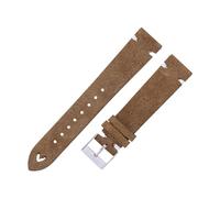 TABAGFKFNV Correa de cuero genuino unisex hecha a mano, 18 mm, 20 mm, correa clásica vintage de cuero genuino, liberación rápida.(Light brown,18mm)