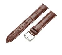 TABAGFKFNV Correa de reloj de cuero genuino vintage de 15 mm, 16 mm, 17 mm, 18 mm, 19 mm, 20 mm y 22 mm. Accesorios for reloj de liberación rápida.(Brown,15mm)