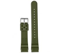 TABAGFKFNV Correa de reloj deportiva de goma for hombre y mujer, pulsera de silicona, accesorios de 20 mm y 22 mm.(Army green,20mm)