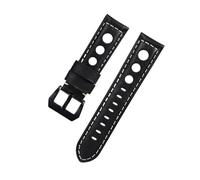 TABAGFKFNV Correa de reloj vintage de cuero genuino for hombre, 20 mm, 22 mm y 24 mm, correa intercambiable de liberación rápida.(B4,20mm)