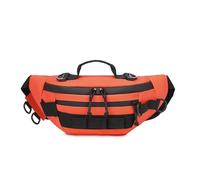 TABAGFKFNV Riñonera for Hombres y Mujeres, Deportes al Aire Libre, Correr, Fitness, Mochila Cruzada, Pesca, Viaje(Orange)