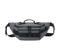 TABAGFKFNV Riñonera for Hombres y Mujeres, Deportes al Aire Libre, Correr, Fitness, Mochila Cruzada, Pesca, Viaje(Gray)