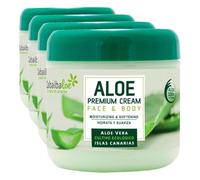 Tabaibaloe Crema de Aloe Vera para Cara y Cuerpo, 300ml (Paquete de 4)