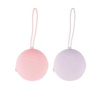 Tabanzhe Paquete de 2 fundas para chupetes con correa, juego de contenedores de almacenamiento seguros y duraderos para chupetes, soporte universal portátil para chupetes de bebé, accesorios para