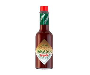 Tabasco Chipotle Pepper Sauce 150 ml - Salsa ahumada de jalapeños rojos - botella de 150 ml. Para los amantes del sabor ahumado, y para los aventureros que esten dispuestos a probar el picante.