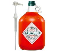 TABASCO® Original Red Pepper en Formato Gigante (3,8L, 1 Galón) - Perfecto para Cocinas, Grandes Eventos o Amantes del Picante. (Red Pepper + Bomba)