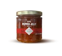 TABASCO® Pepper Jelly Classic - mermelada dulce y picante con pimientos rojos y salsa TABASCO® Original Red, tarro de cristal de 283 g, vegana y sin gluten, ideal como dip o glaseado