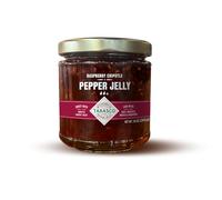 TABASCO® Pepper Jelly Frambuesa Chipotle - mermelada dulce y picante con frambuesas y chile chipotle ahumado, tarro de cristal 283 g, vegana y sin gluten, ideal para quesos y carnes