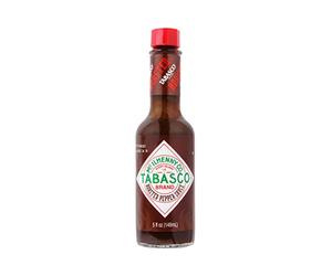 TABASCO Roasted Pepper Hot Sauce - 150ml bottle - Salsa picante de chile rojo asado - Sazonador Premium Perfecta para adobos, barbacoas y platos cotidianos