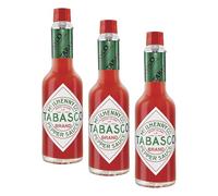 Tabasco - Rojo Original, Salsa Picante Sabor Medio Fuerte, Elaborada con Chiles Rojos, Óptimo para Condimentar y Cocinar, 60 ml (Paquete de 3)