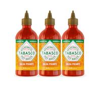 TABASCO Salsa Picante Botellas Exprimibles, Pack de 3 (3 x 256 ml) - Salsa Picante Fácil de Dosificar, Sin Gluten ni Conservantes