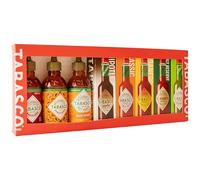TABASCO® Set de 8 Salsas Picantes - Red, Green, Chipotle, Habanero, Family Reserve y 3 Botellas Squeeze - Regalo Ideal para Amantes del Picante