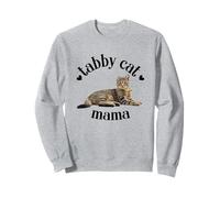 Tabby Cat Mama, Linda mamá atigrada, Amante de los Gatos, mamá, Gato, señora Sudadera
