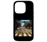 Tabby Road: Cool Tabby Cats Crossing Carcasa para iPhone 14 Pro