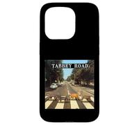 Tabby Road: Cool Tabby Cats Crossing Carcasa para iPhone 15 Pro
