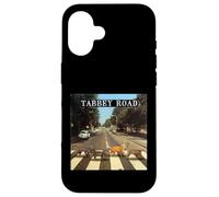 Tabby Road: Cool Tabby Cats Crossing Carcasa para iPhone 16