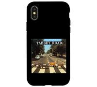 Tabby Road: Cool Tabby Cats Crossing Carcasa para iPhone X/XS