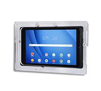 TABcare Caja de seguridad antirrobo de acrílico VESA para Samsung Galaxy Tab A 10.1 2019 SM-T510 con kit de montaje en pared (blanco, soporte para tableta)