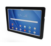 TABcare Carcasa acrílica antirrobo VESA para Galaxy TAB S8 Ultra de 14.6 pulgadas con kit de montaje en pared gratuito y cable USB C de ángulo de 90 grados (TAB S8 Ultra, negro)