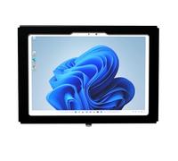TABcare Funda de metal antirrobo con bloqueo para MS Surface Pro 8 como quiosco, POS, tienda, pantalla de exhibición, reloj de tiempo (Surface Pro 8, negro)