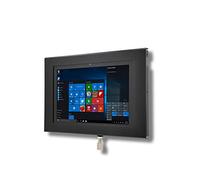 TABcare Funda de metal antirrobo con bloqueo para MS Surface Pro 8 como quiosco, POS, tienda, pantalla de exhibición, reloj de tiempo (Surface Pro 8, negro)