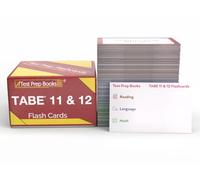 TABE 11 and 12 Study Cards 2025-2026: TABE Test 11/12 Exam Prep and Practice Test Questions [Full Color Cards]