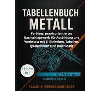 TABELLENBUCH METALL: Farbiges, praxisorientiertes Nachschlagewerk für Ausbildung und Werkstatt mit SI- Einheiten, Tabellen, Rechnern