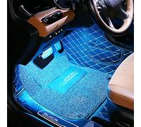 TABEN Kit de luz Ambiental Interior del Coche RGB Controlador de aplicación Control Remoto RF sincronización con Sonido de música Función de Memoria Activa Iluminación del Coche con Cargador de Coche